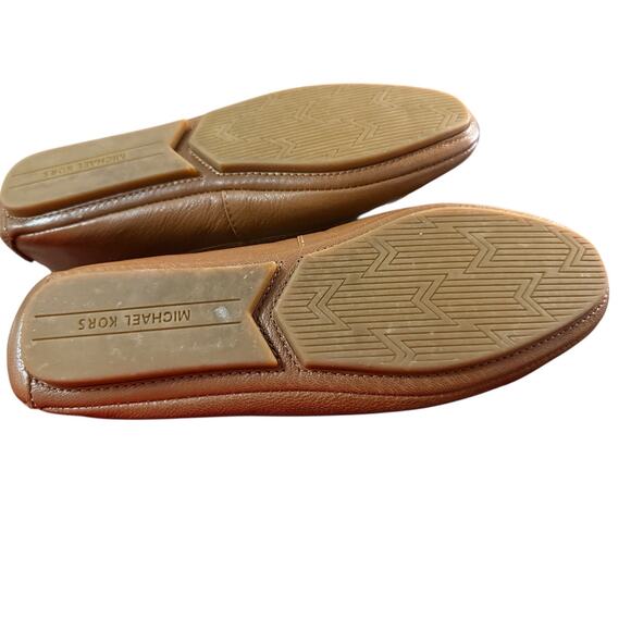 MICHAEL KORS Lillie Moccasin Luggage Brown US 6 M Flats Ballet Shoes NWOT - Picture 4 of 4